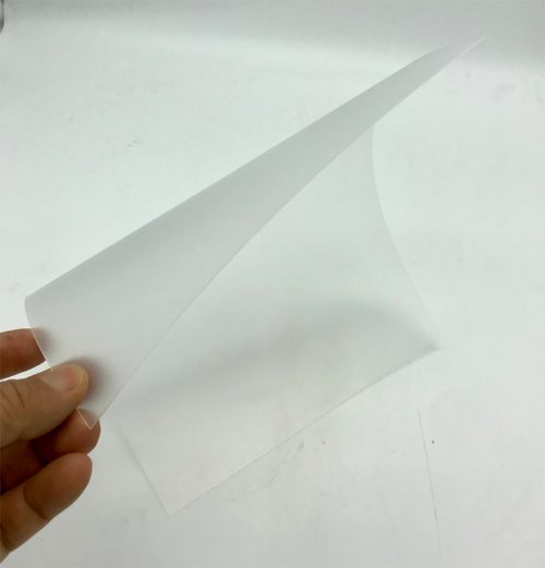 ปกพลาสติก PP สีขาวขุ่น ลายเม็ดทราย A4 หนา 0.55 มม.100แผ่น - Image 7