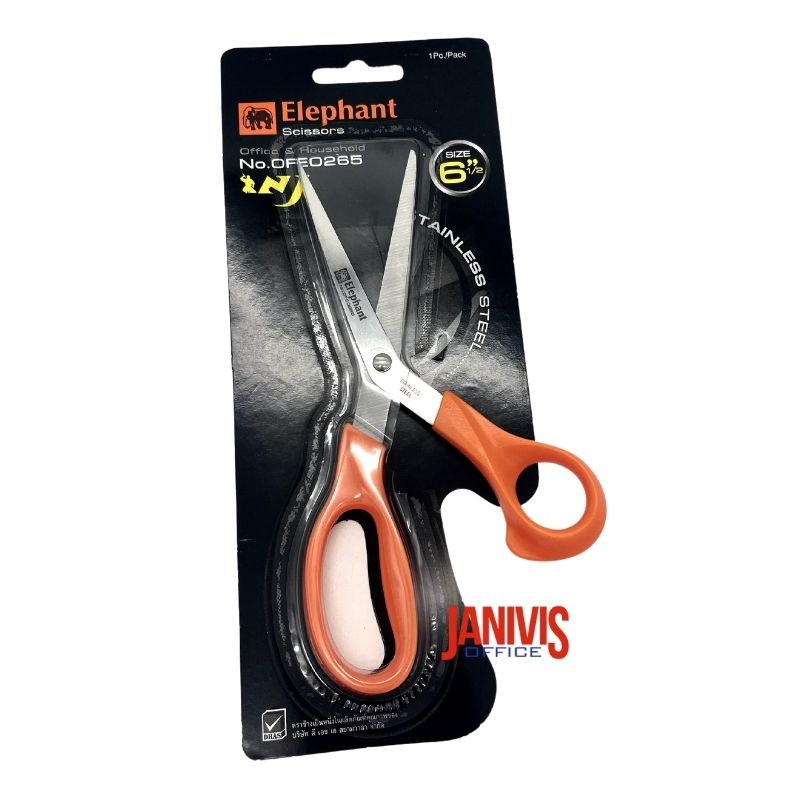 กรรไกร ตราช้าง OFE 0265 ( 6.5 นิ้ว) - Image 4