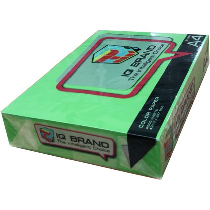 กระดาษสี IQ 80 แกรม A4 สีเขียวเข้ม PARROT #21 (500 แผ่น/รีม) - Image 5