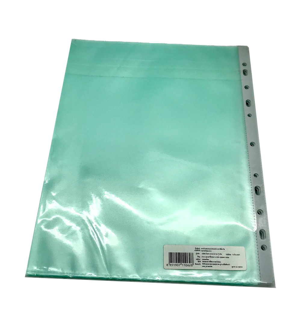 Elephant ซองอเนกประสงค์สีสวยถนอมสายตา ตราช้าง A4 11 รู (แพ็ค 20 ซอง) - Image 4