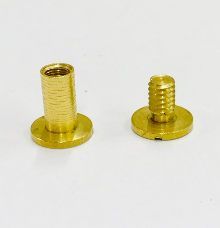 น็อตยึดแฟ้มสีทอง ขนาด 3/8นิ้ว(10มม.)1x20 - Image 2
