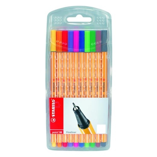 ปากกาหัวเข็ม สตาบิโล พ้อยต์ 88 ชุด10สี Stabilo Point 88 (1x10) - Image 3