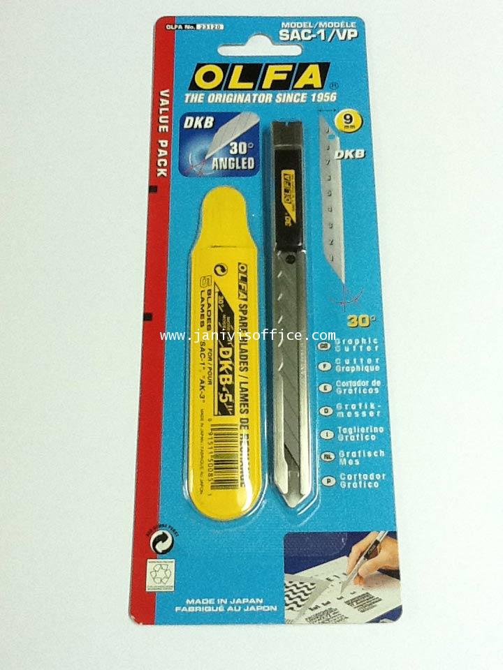 มีดคัตเตอร์ OLFA โอฟ่า SAC-1/VP 30 องศา - Image 4
