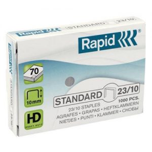 ลวดเย็บ ราปิด 23/10 RAPID (1,000 ตัว/กล่อง)