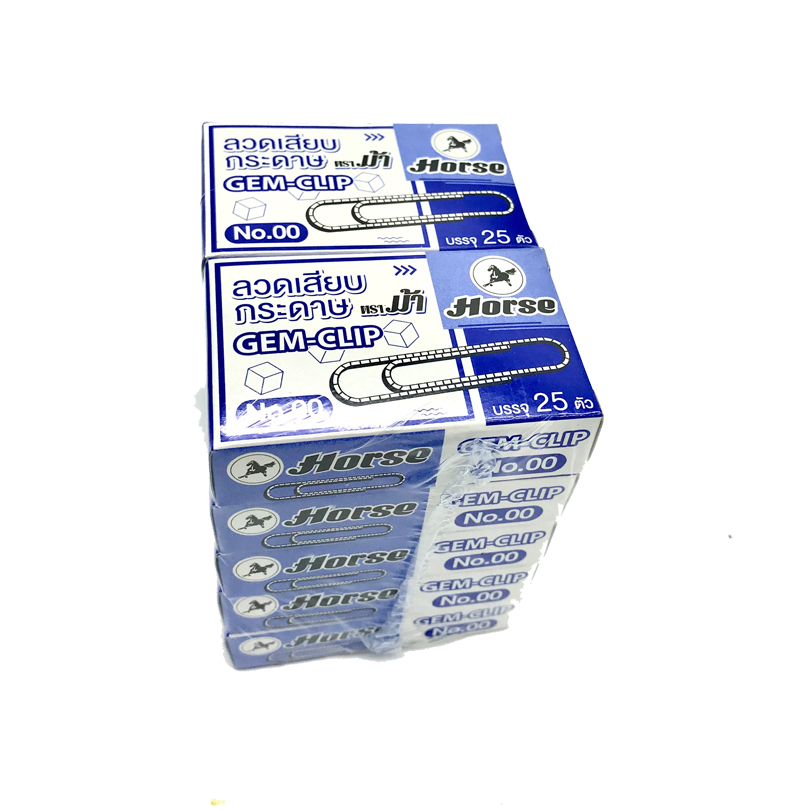 ลวดเสียบตราม้าเบอร์ 00 ชนิดกลม (กล่อง 25 ตัว)แพ็ค2กล่อง - Image 2