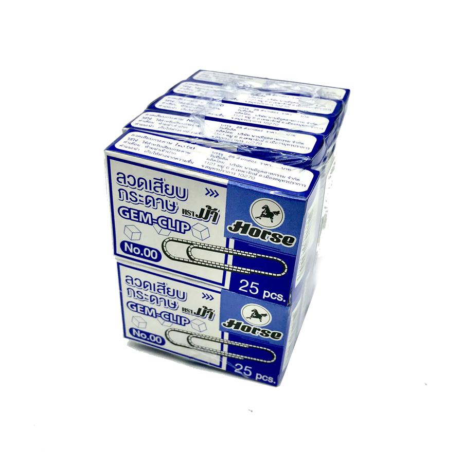 ลวดเสียบตราม้าเบอร์ 00 ชนิดกลม (กล่อง 25 ตัว)แพ็ค2กล่อง - Image 3