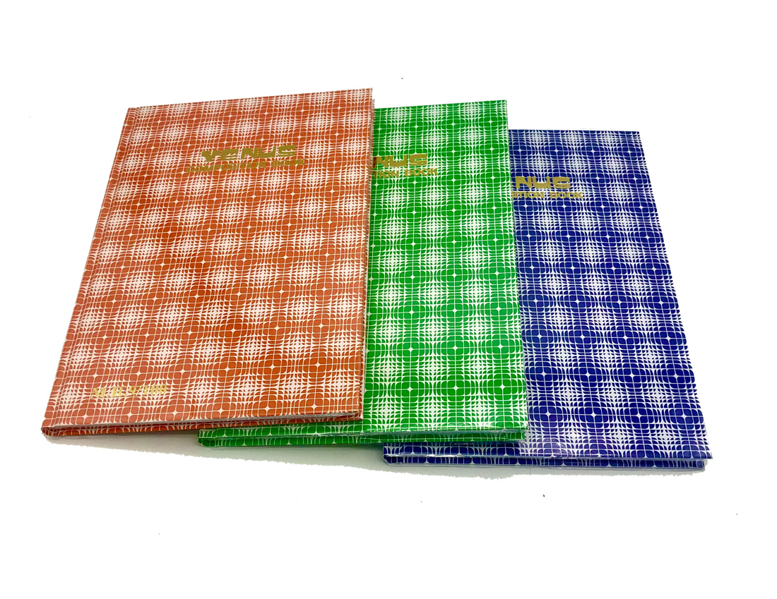 VENUS สมุดปกแข็งลายสก็อต หุ้มปกพลาสติก วีนัส 100แกรม 9/100 (3 เล่ม/แพ็ค) - Image 7