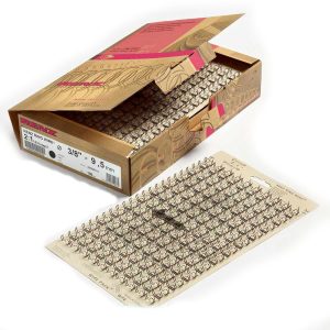 สันขดลวด RENZ 3:1 ขนาด 8 มม. (5/16นิ้ว) 34 ข้อ (A4) สีขาว