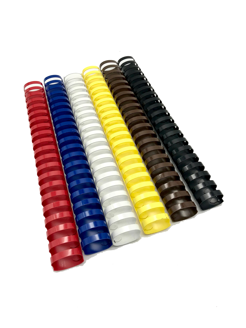 สันห่วงพลาสติกขนาด 32 มม.21 ห่วงชนิดวงรีมี เซฟตี้ล็อค 100อัน/กล่อง - Image 6