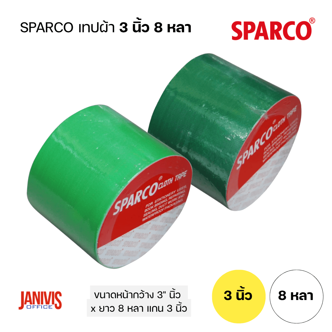 เทปผ้า 3 นิ้ว 8 หลา SPARCO - Image 4