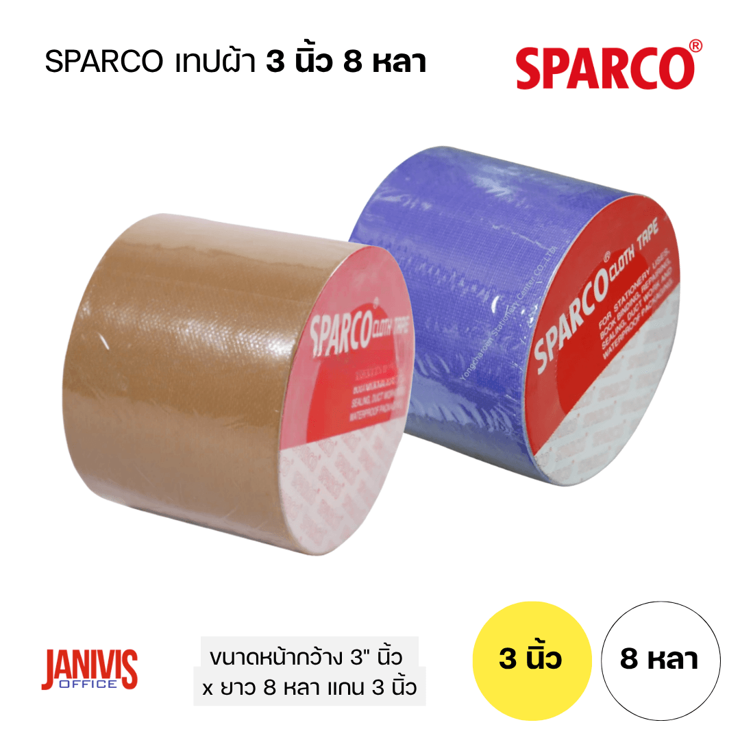 เทปผ้า 3 นิ้ว 8 หลา SPARCO - Image 6