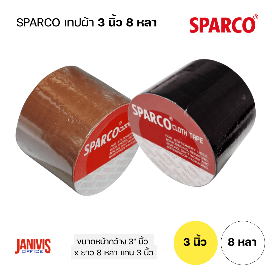 เทปผ้า 3 นิ้ว 8 หลา SPARCO - Image 7
