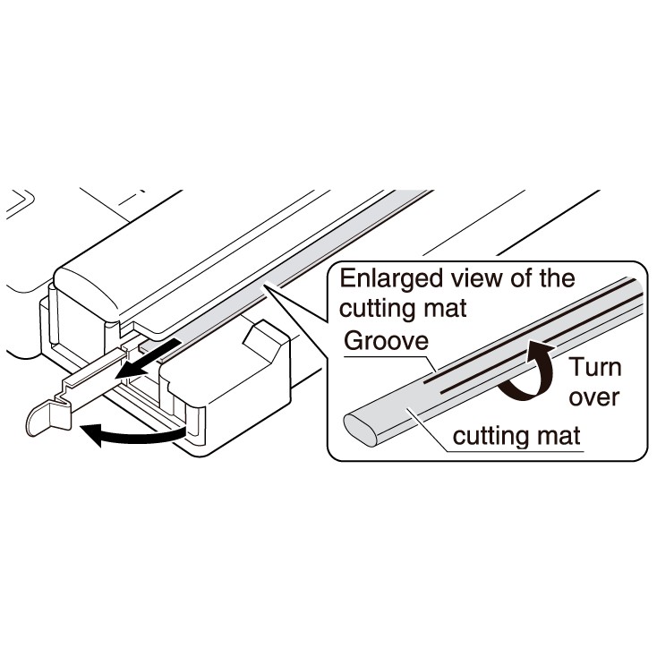 เส้นยางรองตัด 12 นิ้ว สำหรับ CARL DC210 (A4) บรรจุแพ็คละ 2 เส้น - Image 3