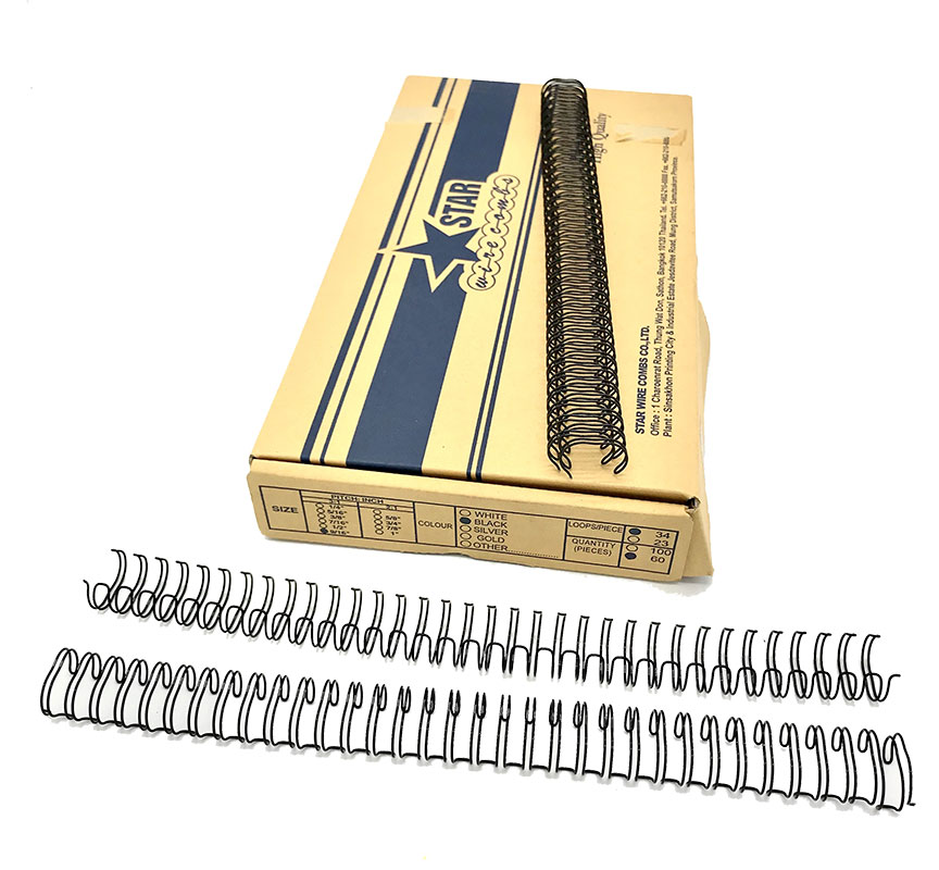 สันขดลวด 3:1 ขนาด 14 มม. (9/16 นิ้ว) 60 เส้น/กล่อง - Image 12