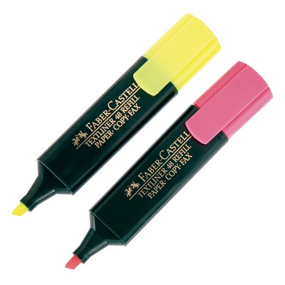 ปากกาเน้นข้อความ Faber-Castell เฟเบอร์-คาสเทลล์ สีเหลือง (10ด้าม/กล่อง) - Image 2