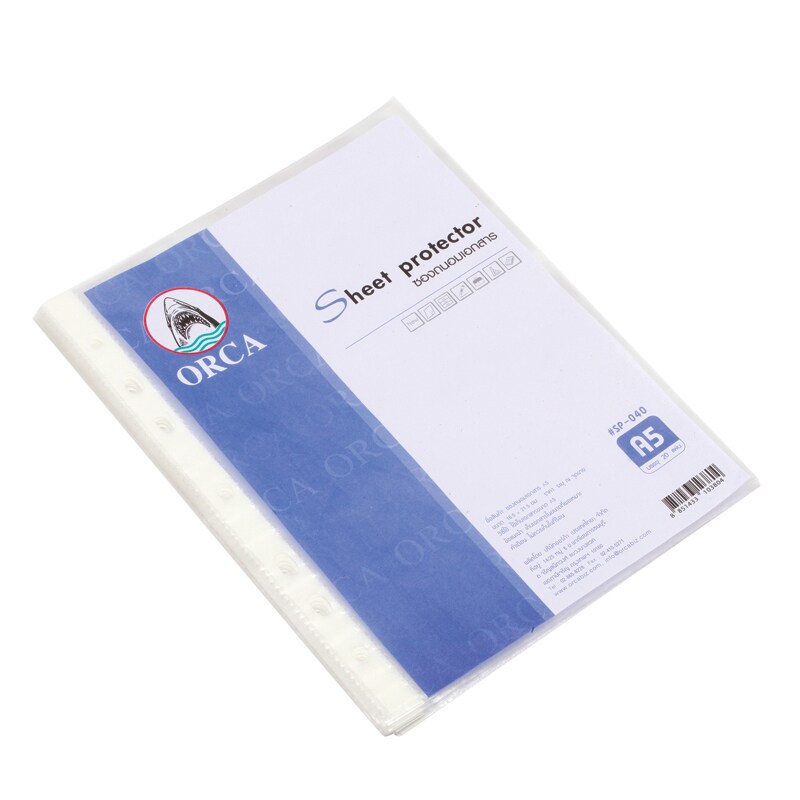 ไส้แฟ้มซองอเนกประสงค์ A5 ออร์ก้า ORCA SP-040 (20 ซอง/แพ็ค) - Image 3