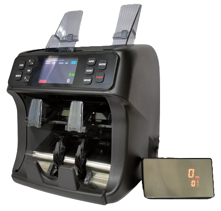 เครื่องนับมูลค่าธนบัตรและตรวจปลอมอัตโนมัติ UNI-SMART รุ่น US-190 - Image 5