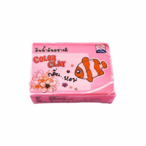 ดินน้ำมันไร้สารพิษ FUJI No.150 (Non-Toxic Clay) 12 ก้อน/แพ็ค สีชมพู