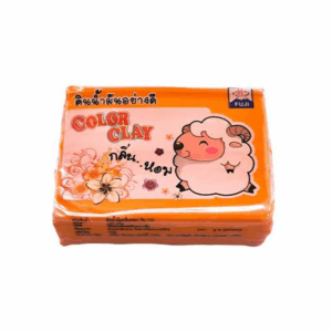 ดินน้ำมันไร้สารพิษ FUJI No.150 (Non-Toxic Clay) 12 ก้อน/แพ็ค สีส้ม