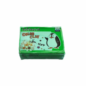 ดินน้ำมันไร้สารพิษ FUJI No.150 (Non-Toxic Clay) 12 ก้อน/แพ็ค สีเขียว