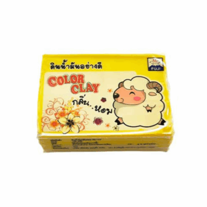 ดินน้ำมันไร้สารพิษ FUJI No.150 (Non-Toxic Clay) 12 ก้อน/แพ็ค สีเหลือง