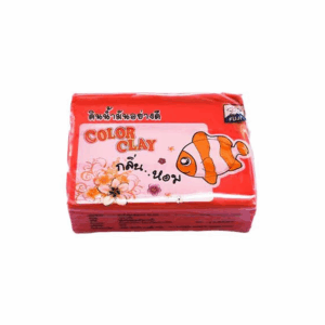 ดินน้ำมันไร้สารพิษ FUJI No.150 (Non-Toxic Clay) 12 ก้อน/แพ็ค สีแดง