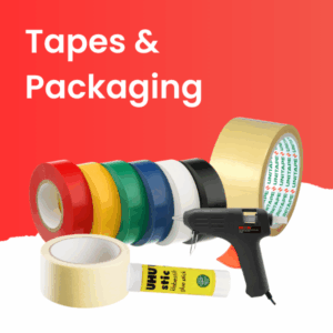 กาว เทป และอุปกรณ์เพื่อการบรรจุ